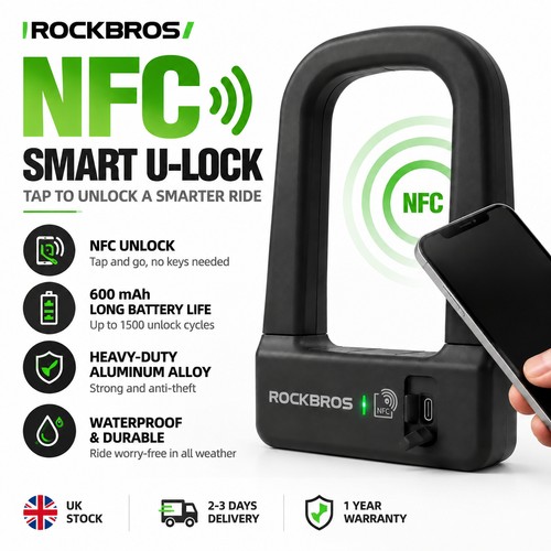 Rockbros bicycle motor lock - bicycle,