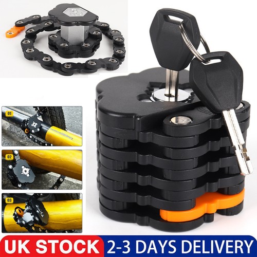 Foldable bike chain lock - chain,