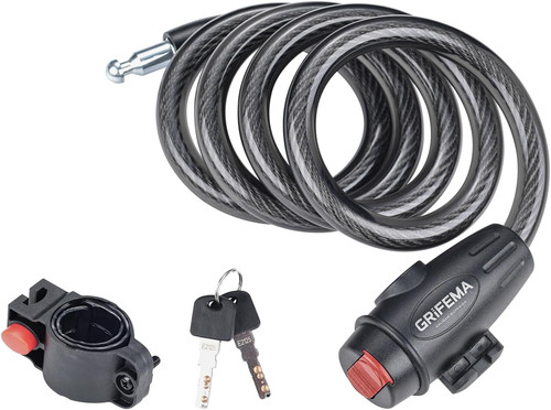 120cm bike lock with keys - bike,