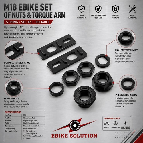 M18 ebike nut set - ebike,
