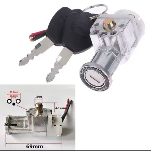 Bike lock and key ignition - lock,